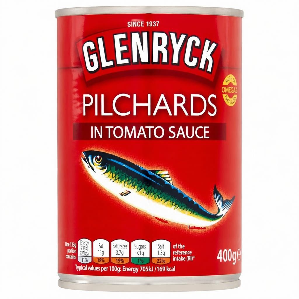 Glenryck Pilchards In Tomato Sauce 400G