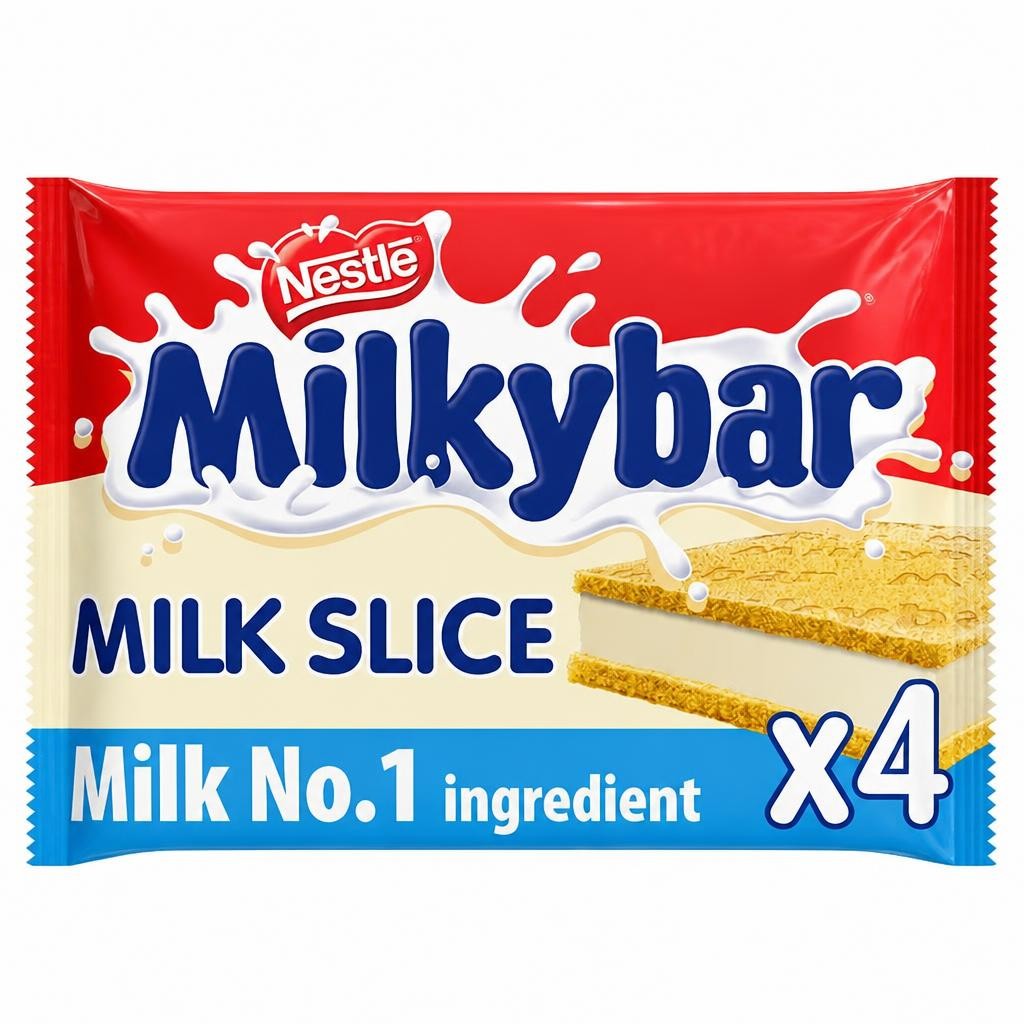 Milkybar Milk Slices 4X26g