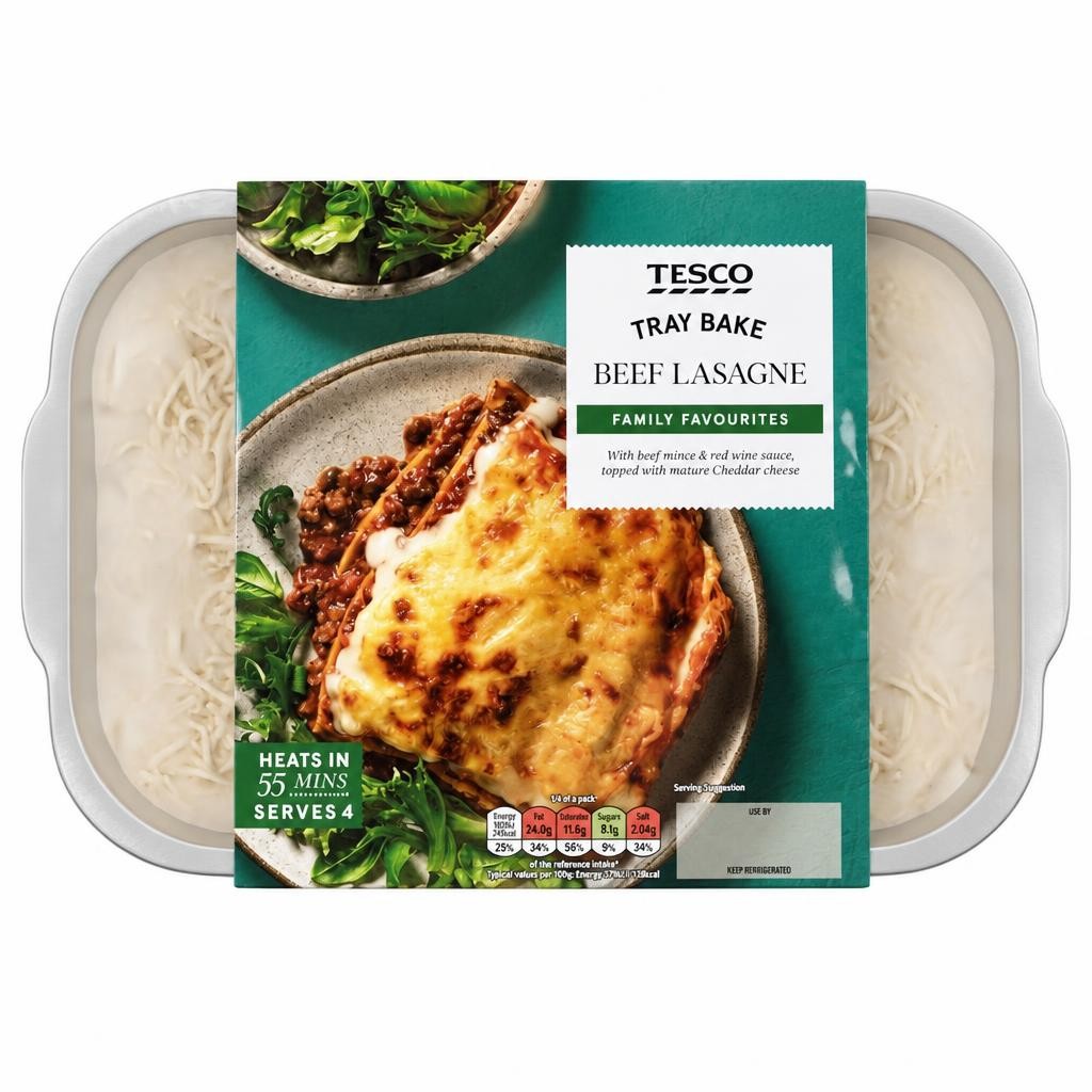 Tesco Beef Lasagne 1.5Kg