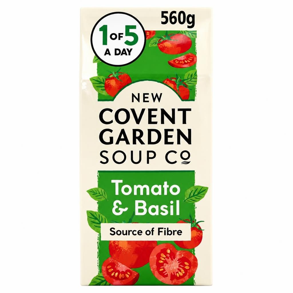 New Covent Garden Tomato & Basil Soup 560G
