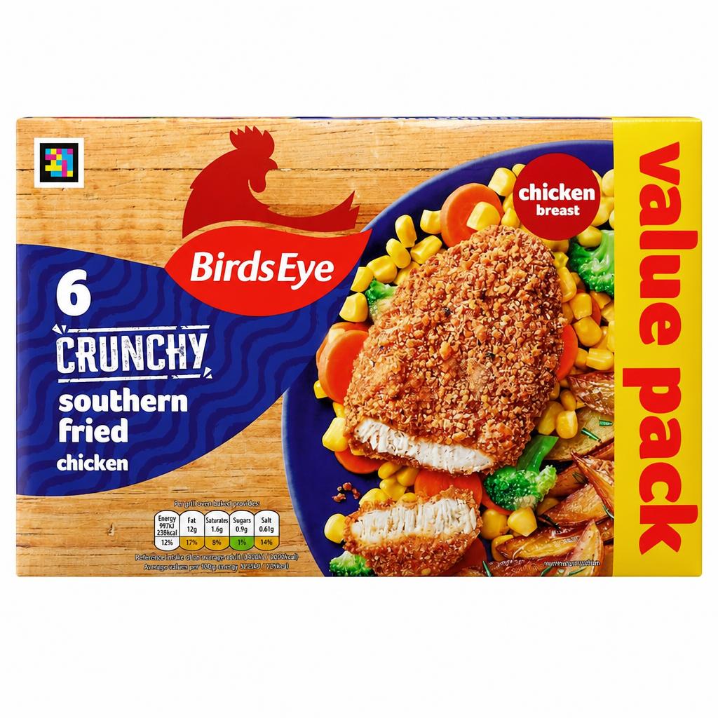 Birds Eye Southern Fried Chicken in Breadcrumbs 540g