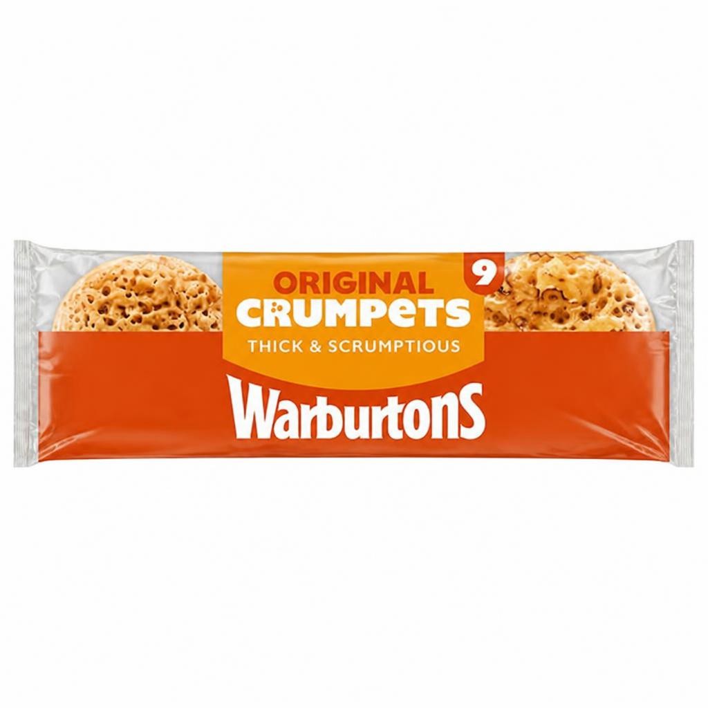 Warburtons Crumpets x9