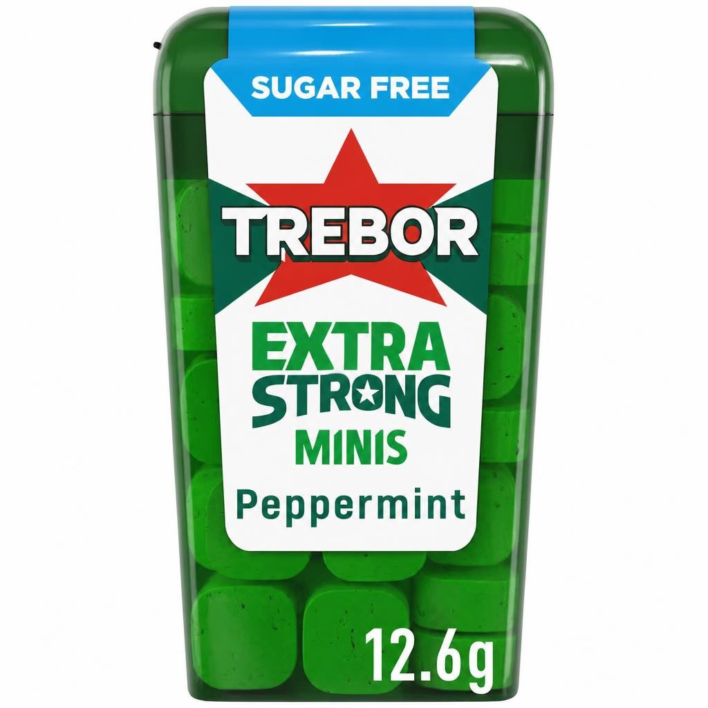 Trebor Mighties Extra Strong Sugar Free Mints 12.5g