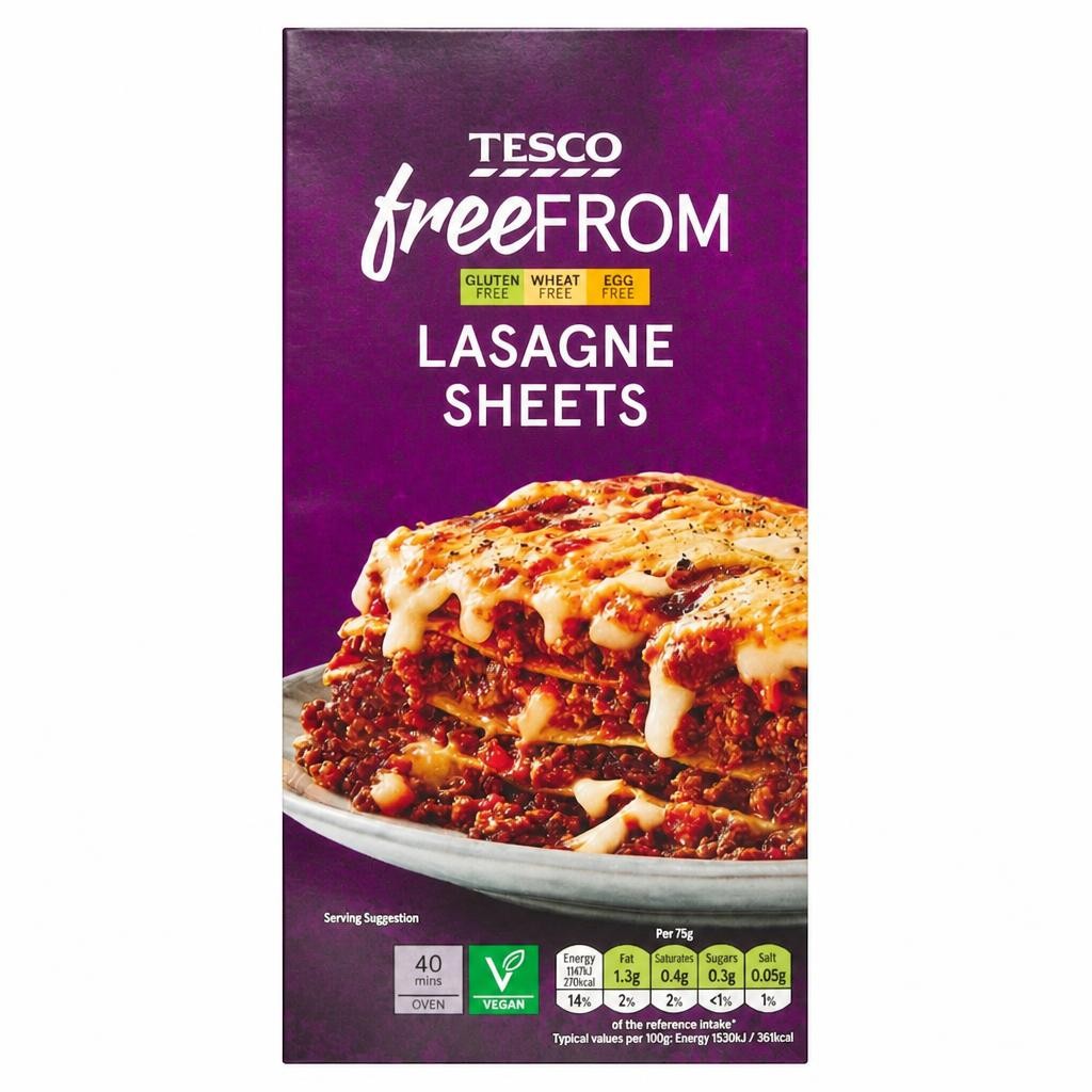 Tesco Free From Lasagne Sheets 250G