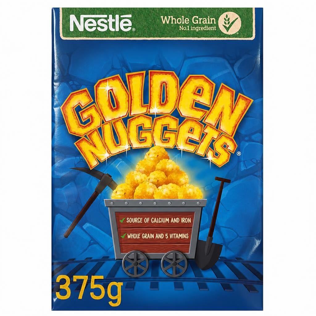 Nestlé Golden Nuggets Breakfast Cereal 375g