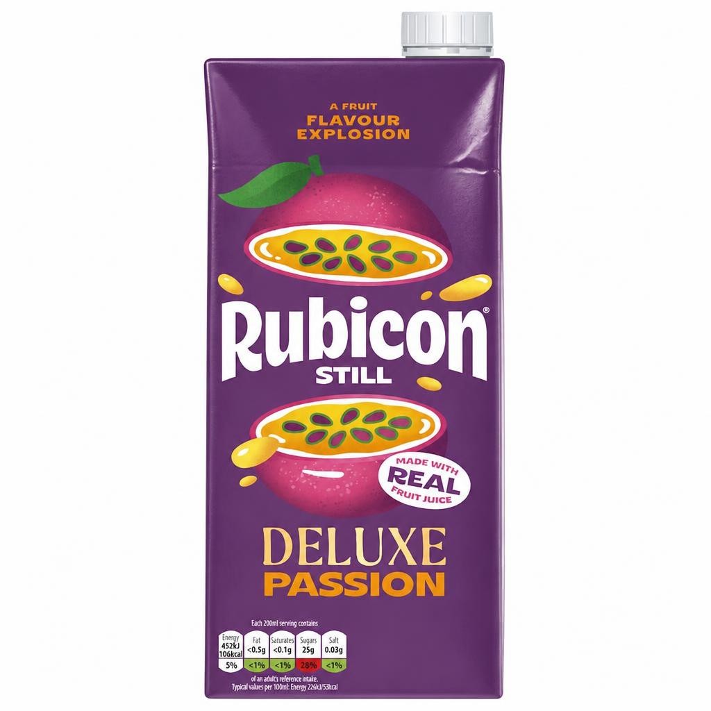 Rubicon Still Deluxe Passion Fruit Juice Drink 1 Litre