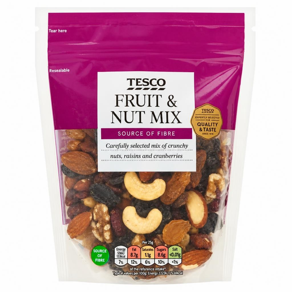 Tesco Fruit And Nut Mix 200G