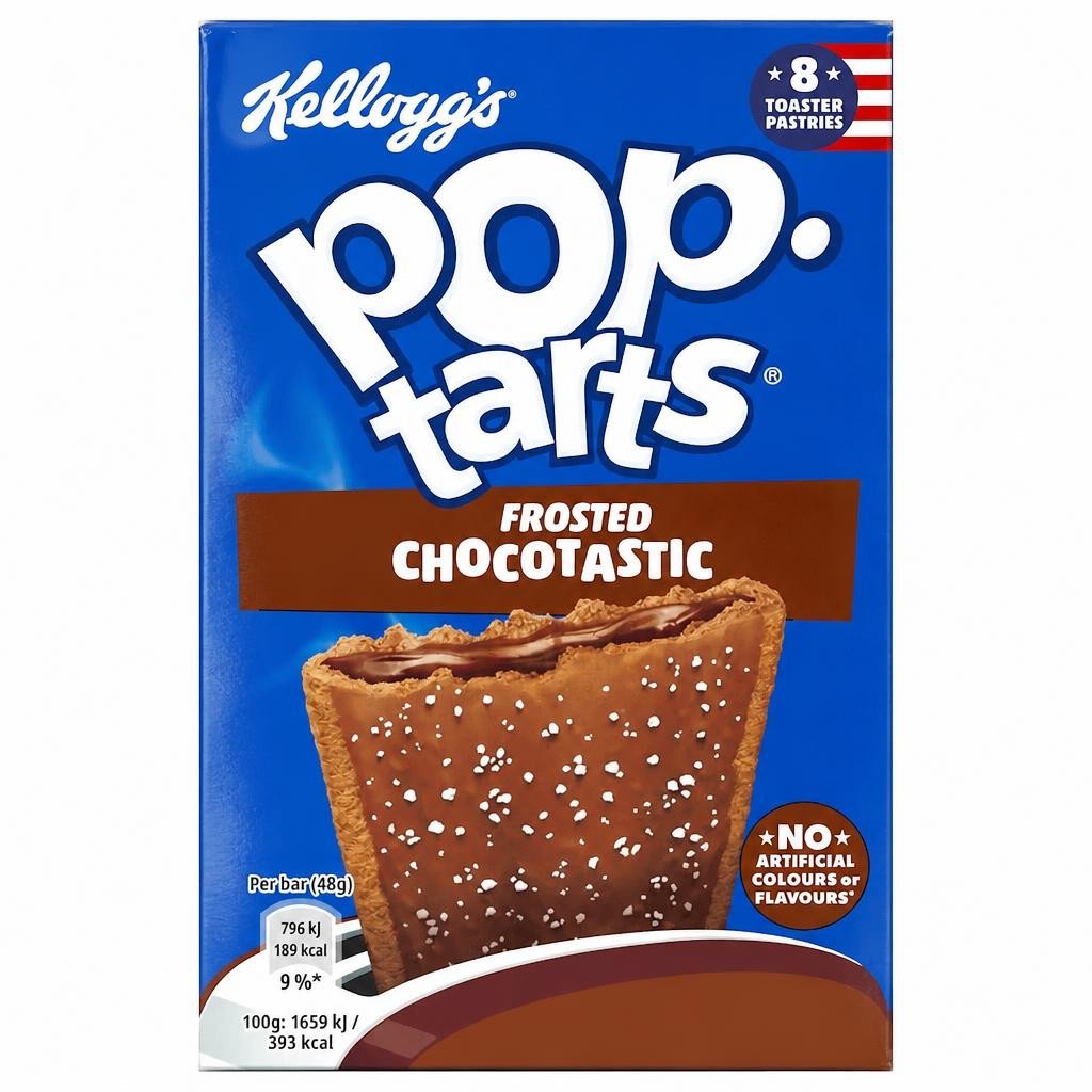 Kellogg's Pop Tarts Choctastic Pastry Snacks 8x48g