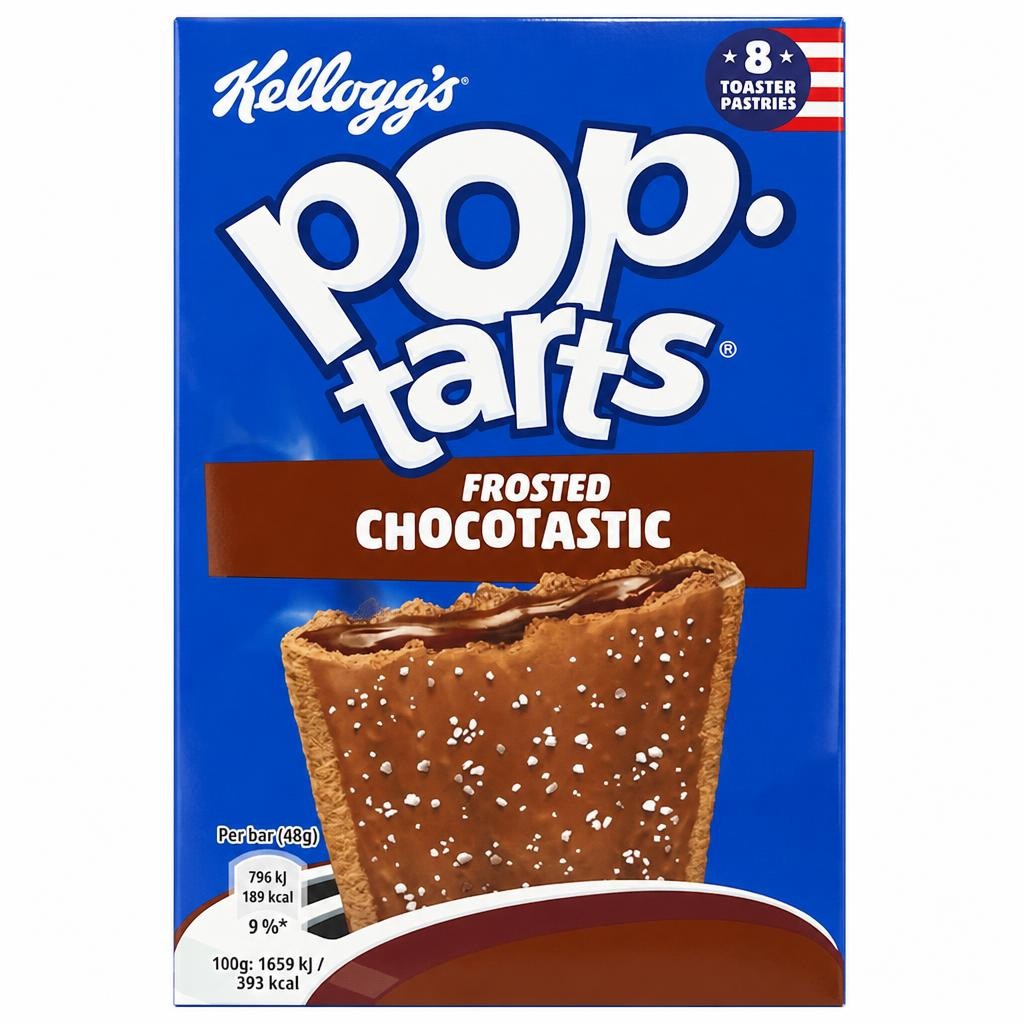 Kellogg's Pop Tarts Choctastic Pastry Snacks 8x48g