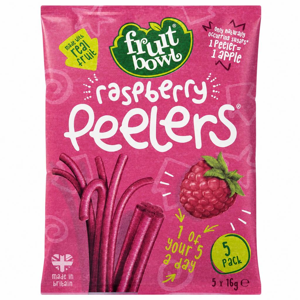 Fruit Bowl Raspberry Peelers 5X16g