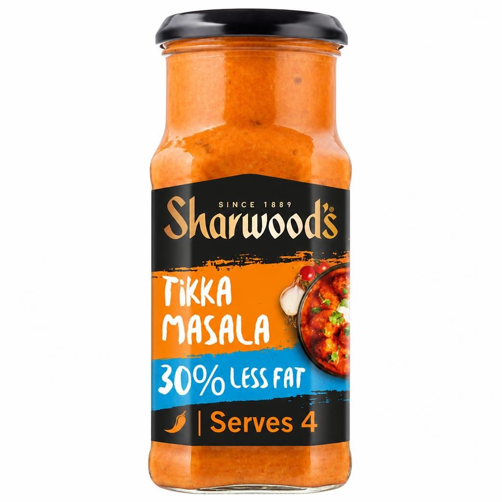 Sharwood's Tikka Masala 30% Less Fat Indian Curry Sauce 420g
