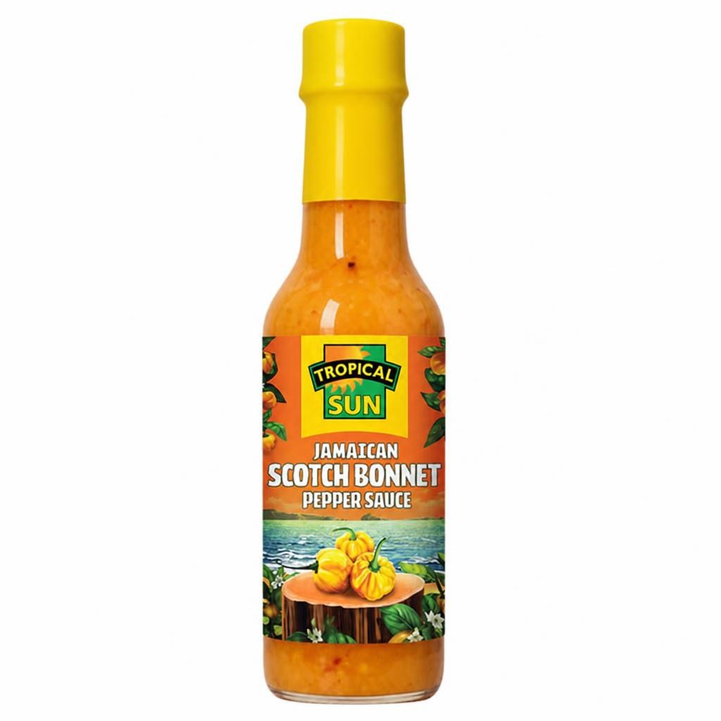 Tropical Sun Jamaican Scotch Bonnet Pepper Sauce 142ml
