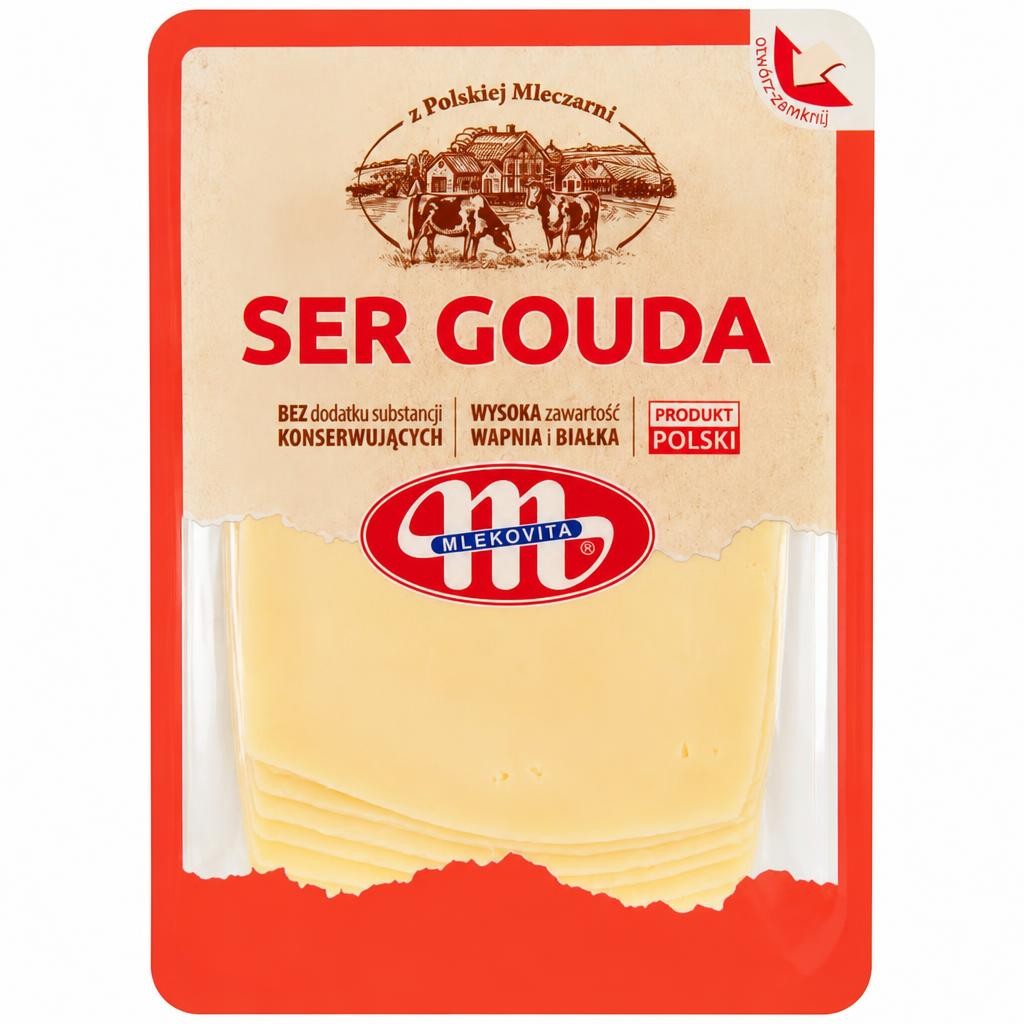 Mlekovita Gouda Cheese Slices 150g