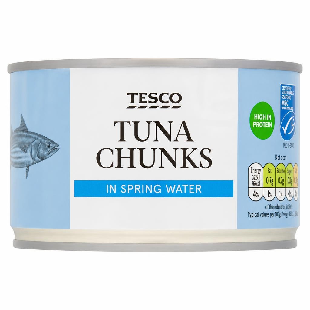 Tesco Tuna Chunks In Spring Water 400G