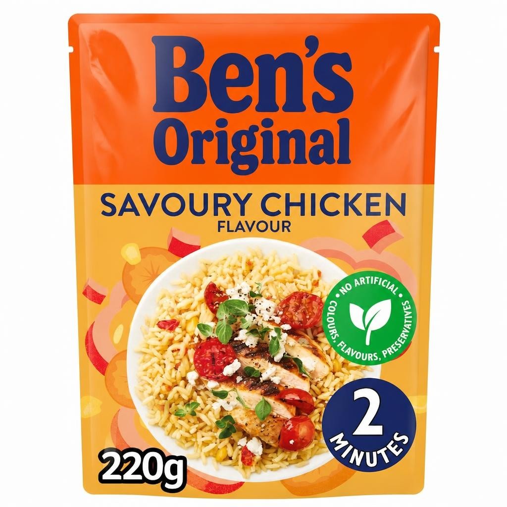 Ben's Original Savoury Chicken Microwave Rice 220G