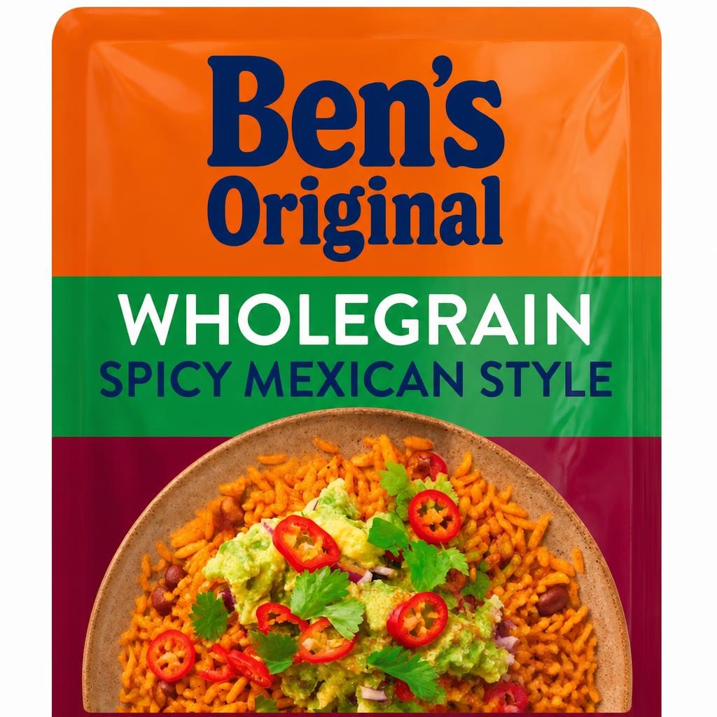 Bens Original Wholegrain Spicy Mexican Microwave Rice 220g