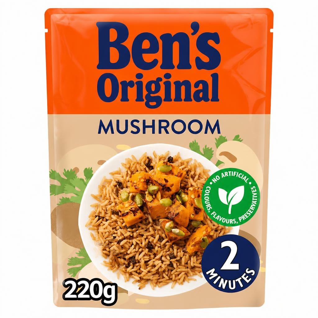 Ben's Original Mushroom Microwave Rice 220G