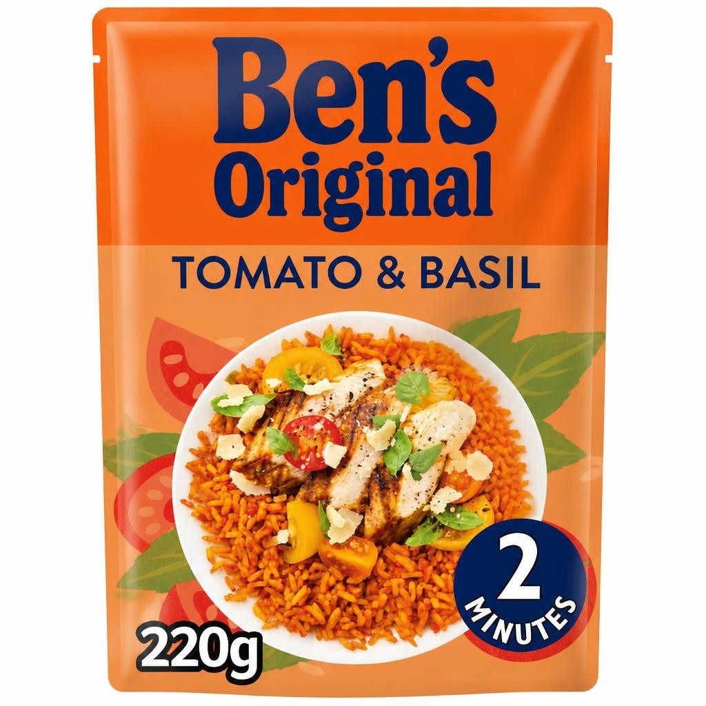 Ben's Original Tomato Basil Microwave Rice 220G