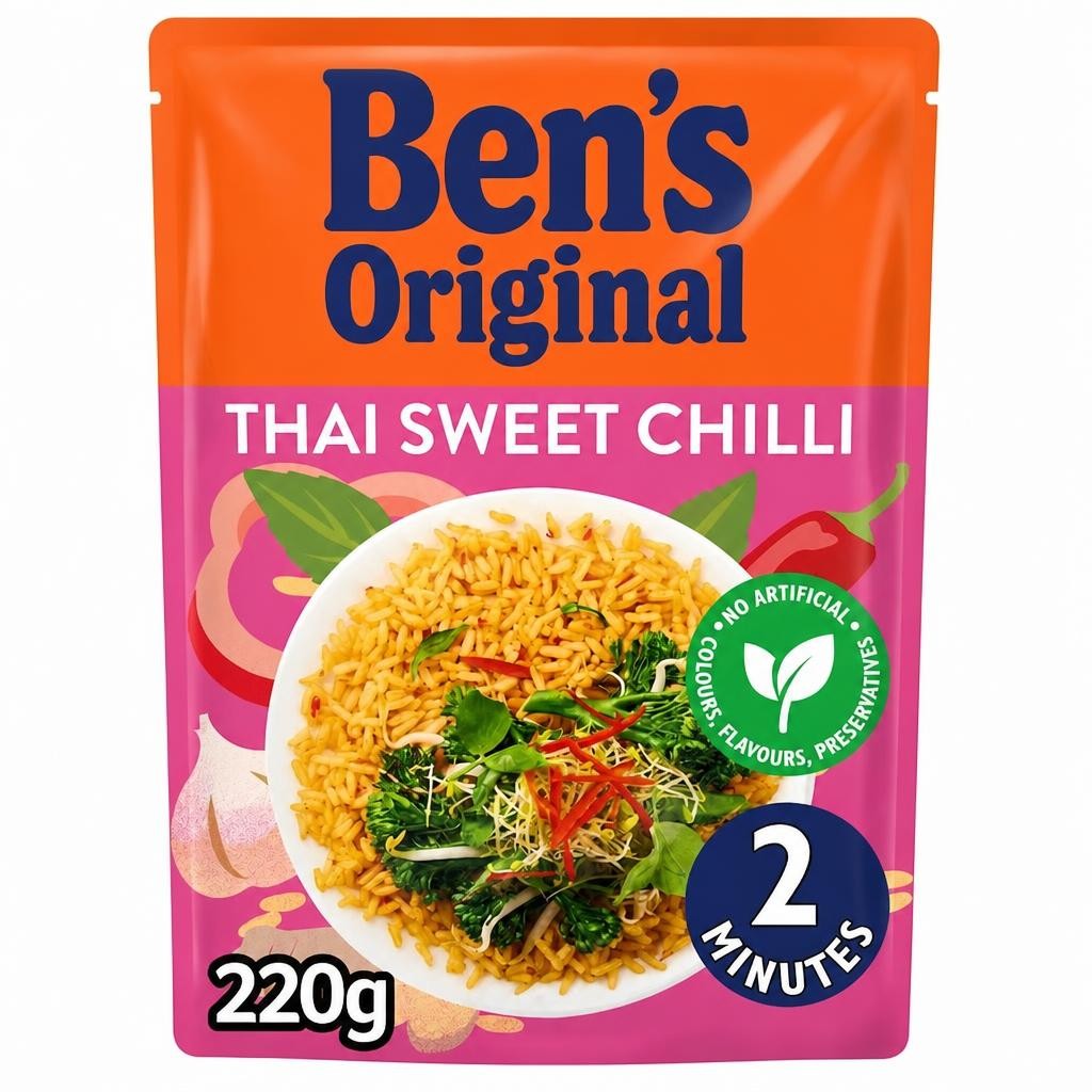 Ben's Original Thai Sweet Chilli Microwave Rice 220G