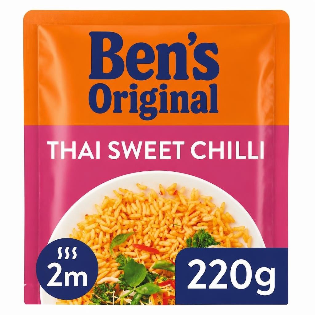 Ben's Original Thai Sweet Chilli Microwave Rice 220G