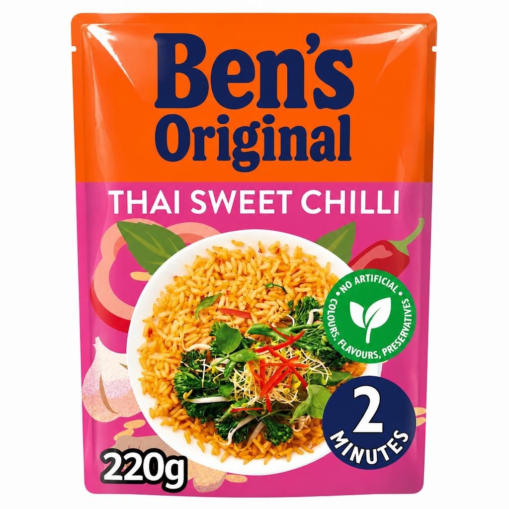 Ben's Original Thai Sweet Chilli Microwave Rice 220G