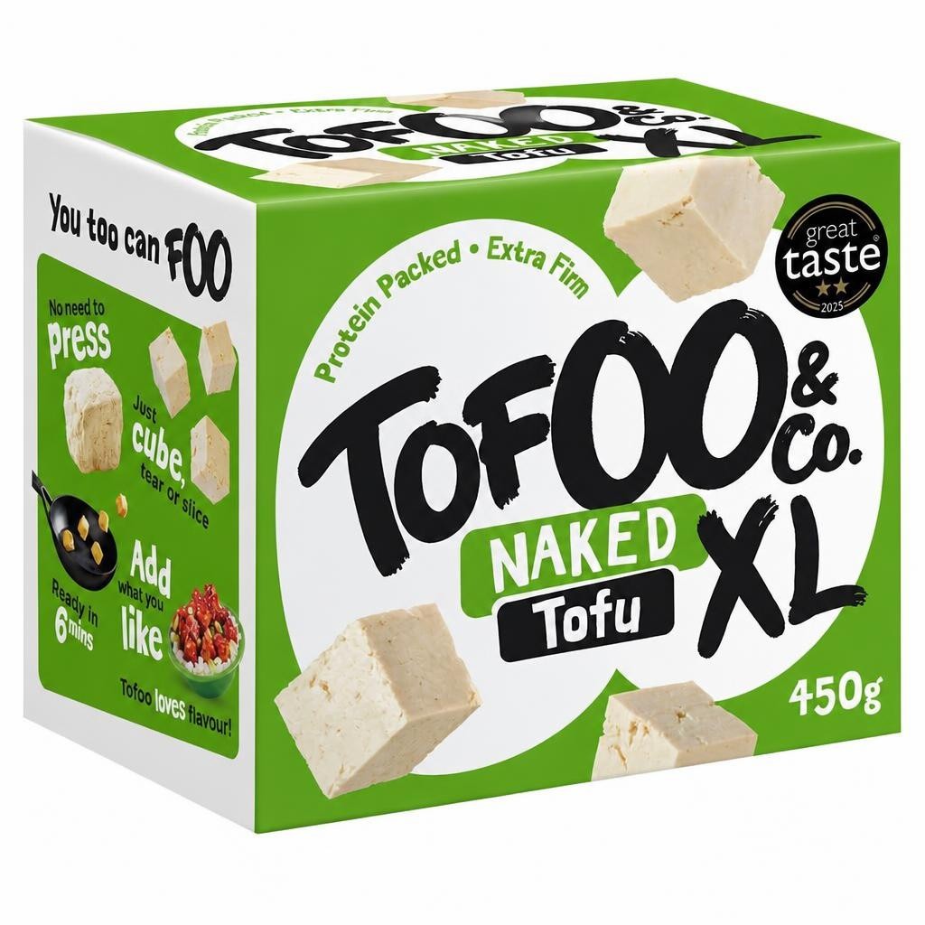 The Tofoo Co. Extra Firm Organic Tofu Naked XL 450g