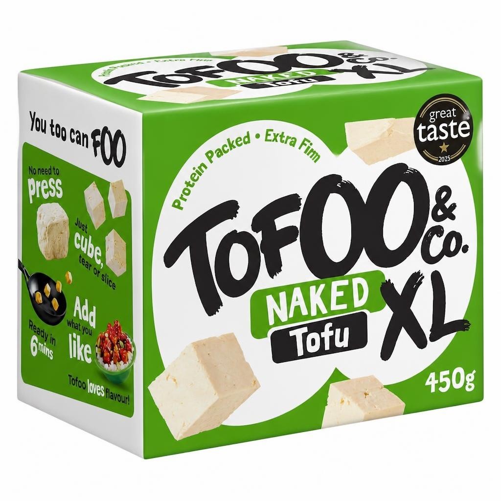 The Tofoo Co. Extra Firm Organic Tofu Naked XL 450g