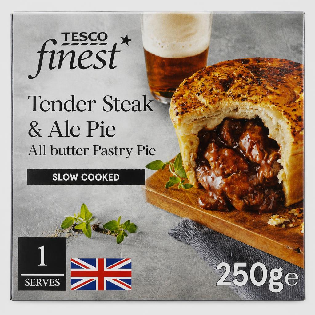 Tesco Finest Steak & Ale Pie 250G