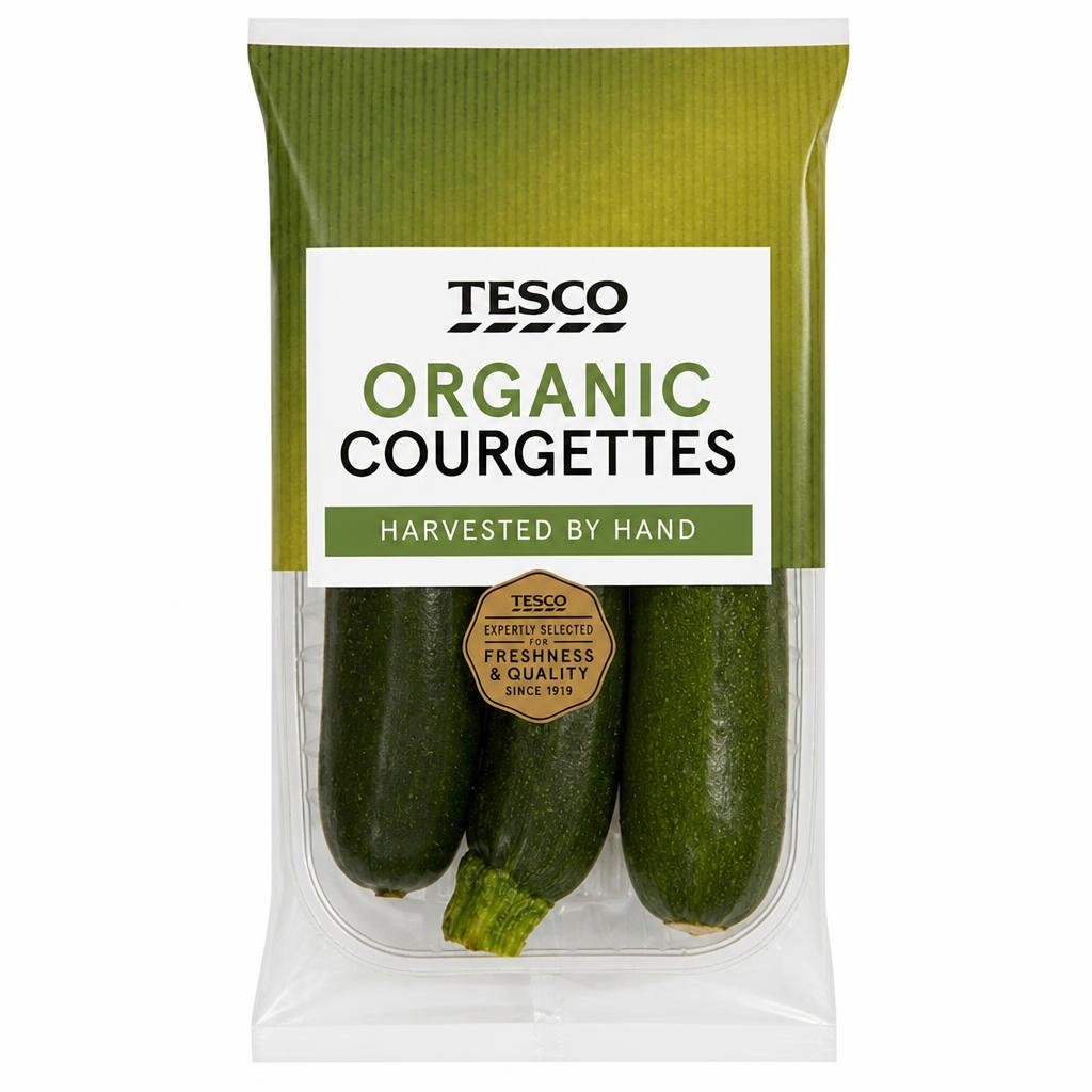 Tesco Organic Courgettes 3 Pack