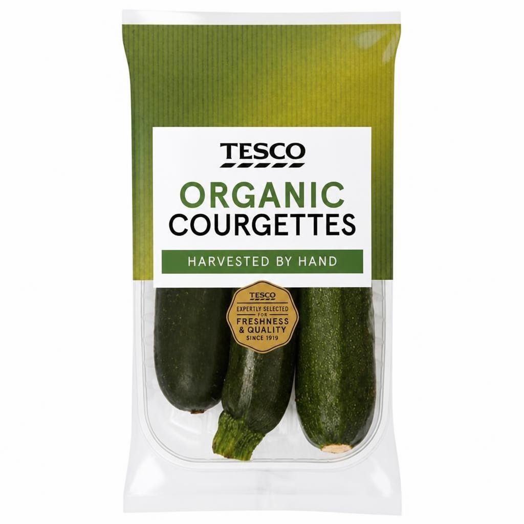 Tesco Organic Courgettes 3 Pack