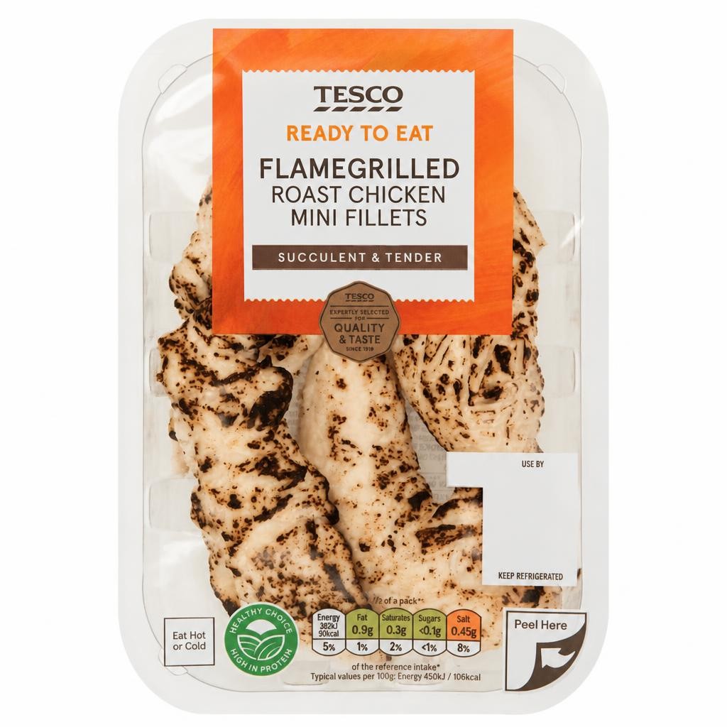 Tesco Flame Grilled Chicken Breast Mini Fillets 170g