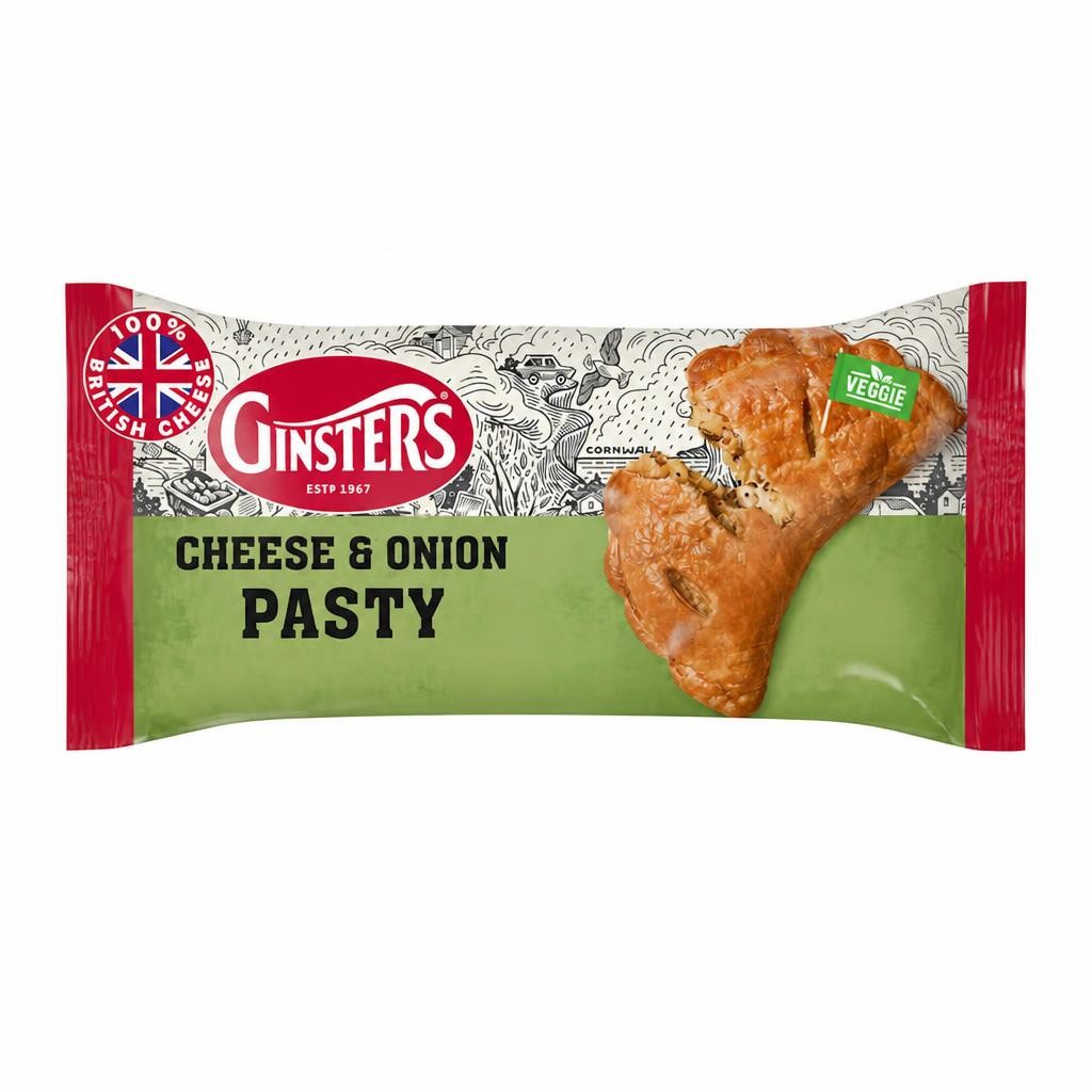 Ginsters Cheese & Onion Pasty 180G