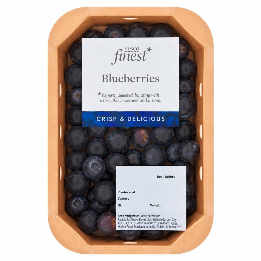 Tesco Finest Blueberries 150G