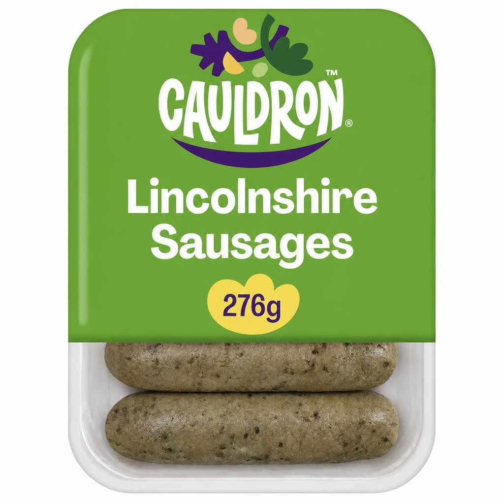 Cauldron Foods Lincolnshire Sausages 6 Pack 276G