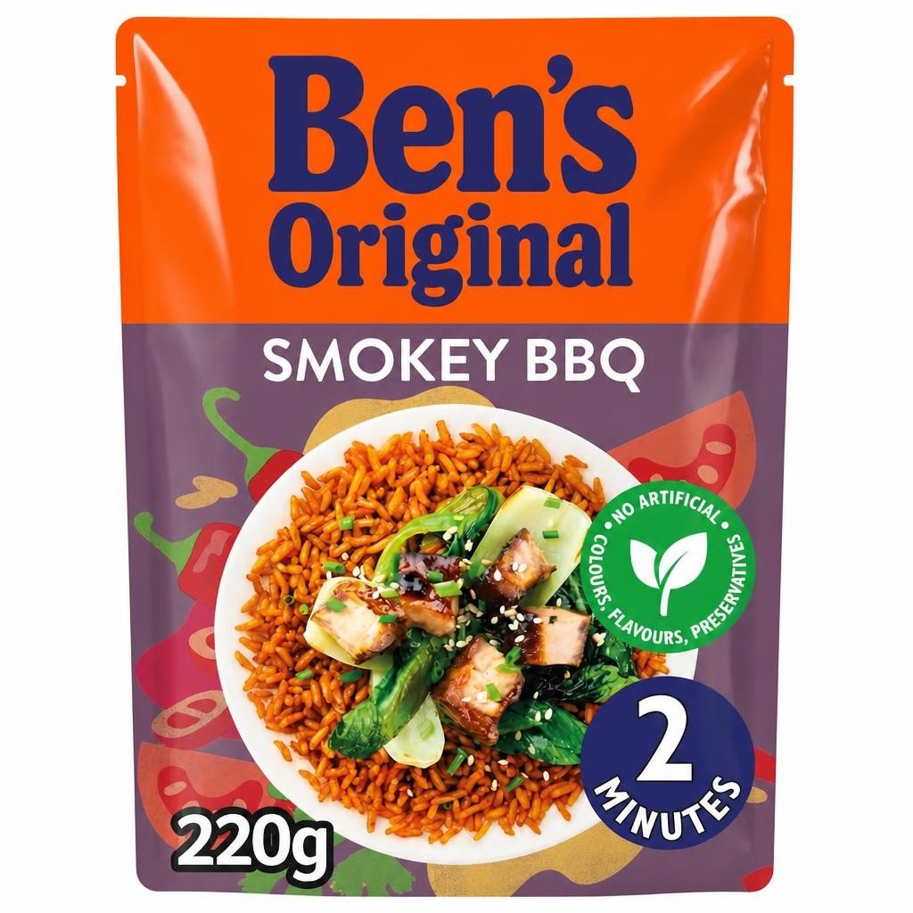 Ben's Original Smokey BBQ Microwave Rice 220g