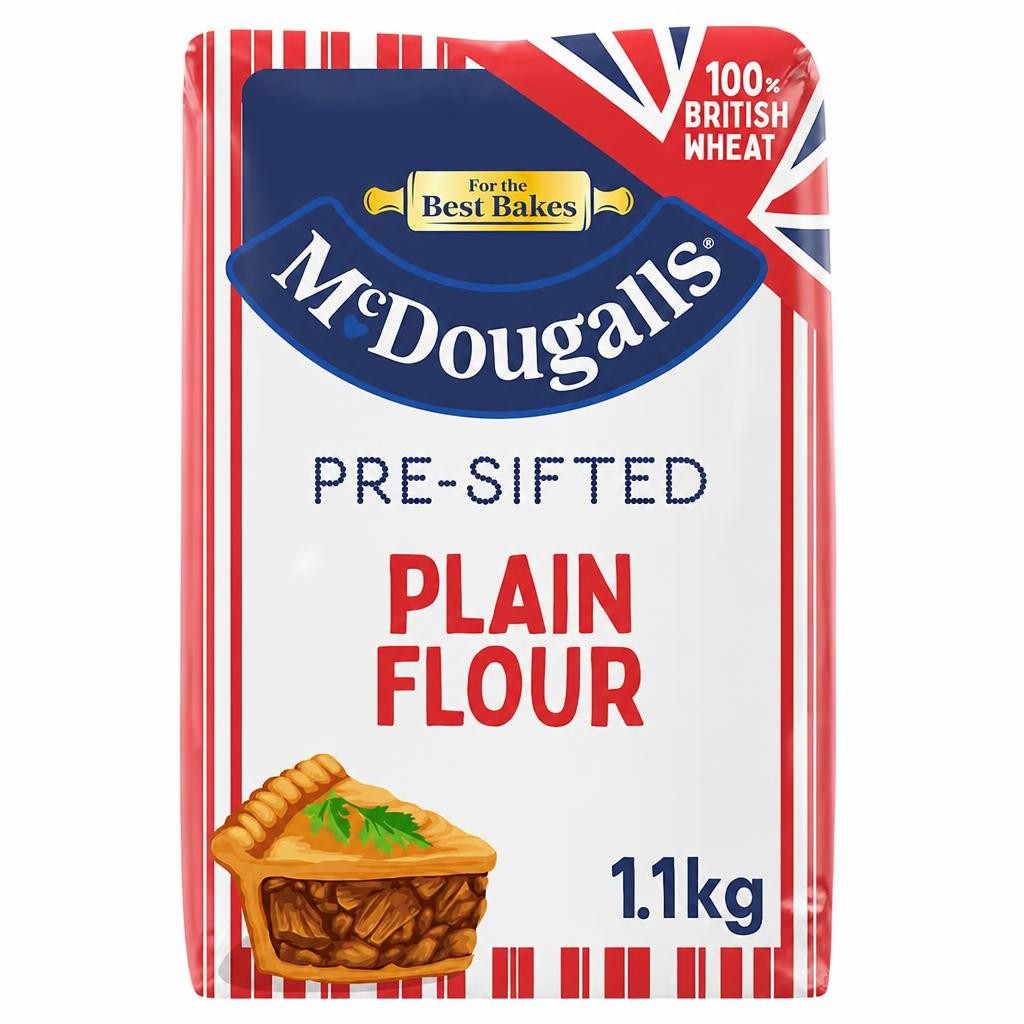 McDougalls Pre-Sifted Plain Flour 1.1kg