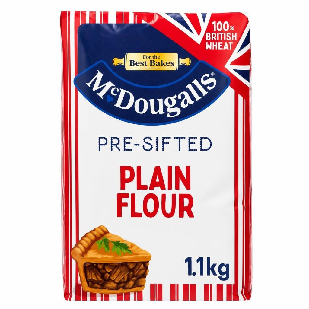 McDougalls Pre-Sifted Plain Flour 1.1kg