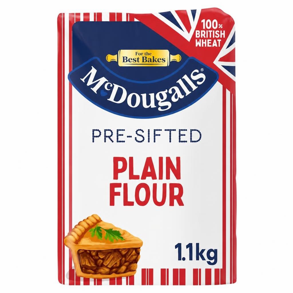 McDougalls Pre-Sifted Plain Flour 1.1kg