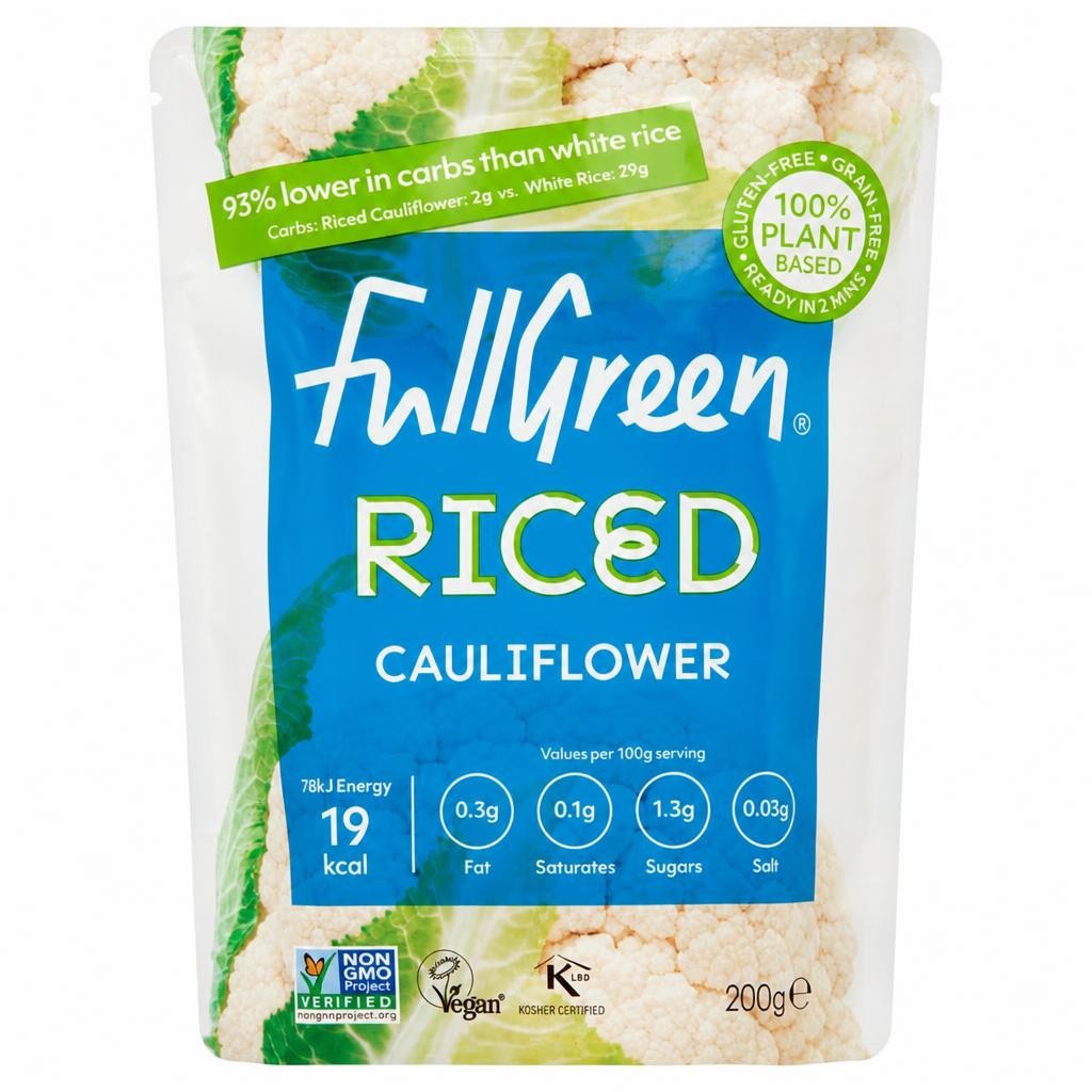 Fullgreen Riced Cauliflower 200G