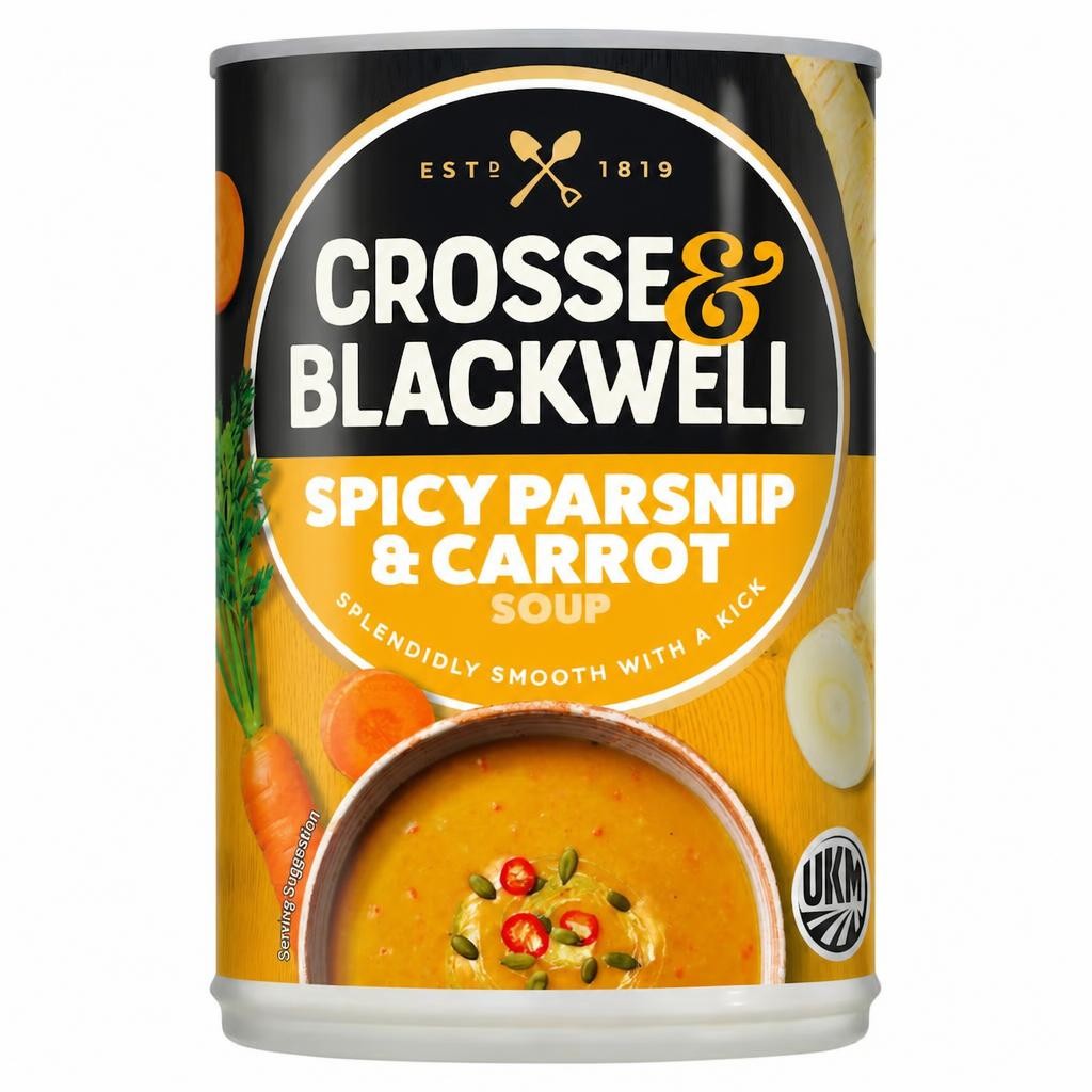 Crosse And Blackwell Spicy Parsnip & Carrot Soup 400G