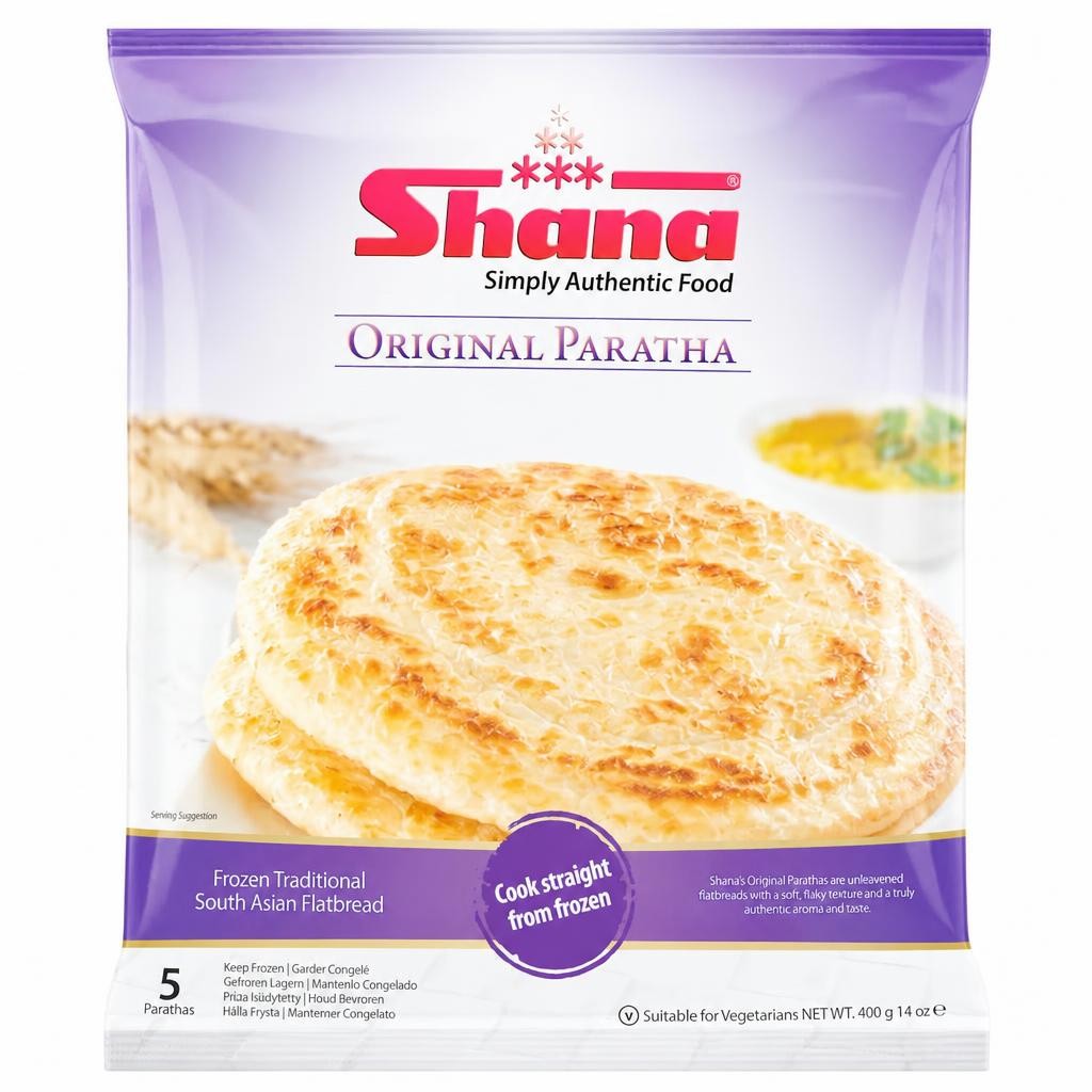 Shana Plain Paratha 5 Pack 400G