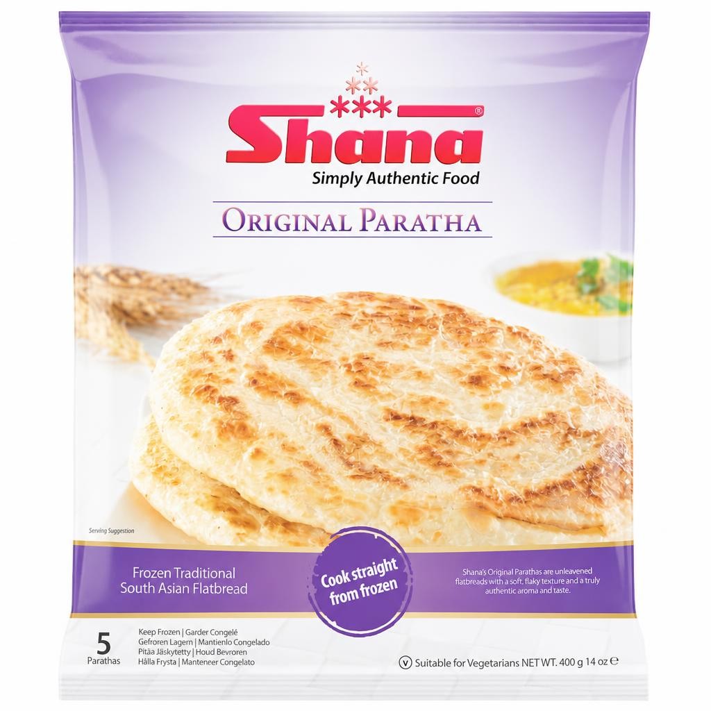 Shana Plain Paratha 5 Pack 400G