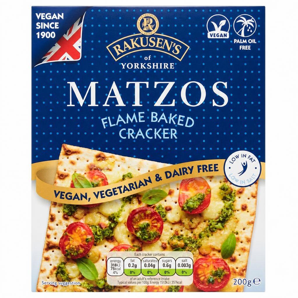 Rakusens Traditional Matzos 200G