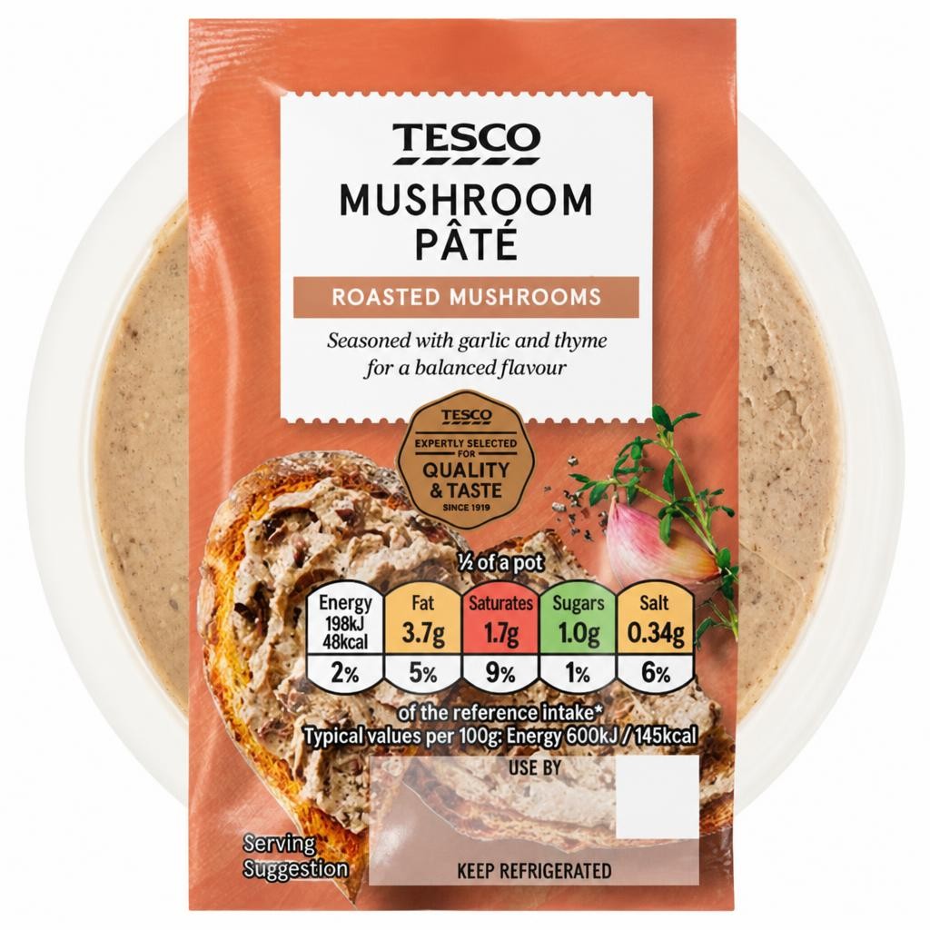 Tesco Mushroom Pate 100G