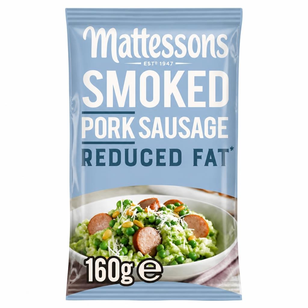 Mattessons Reduced Fat Smoked Pork Sausage 160g