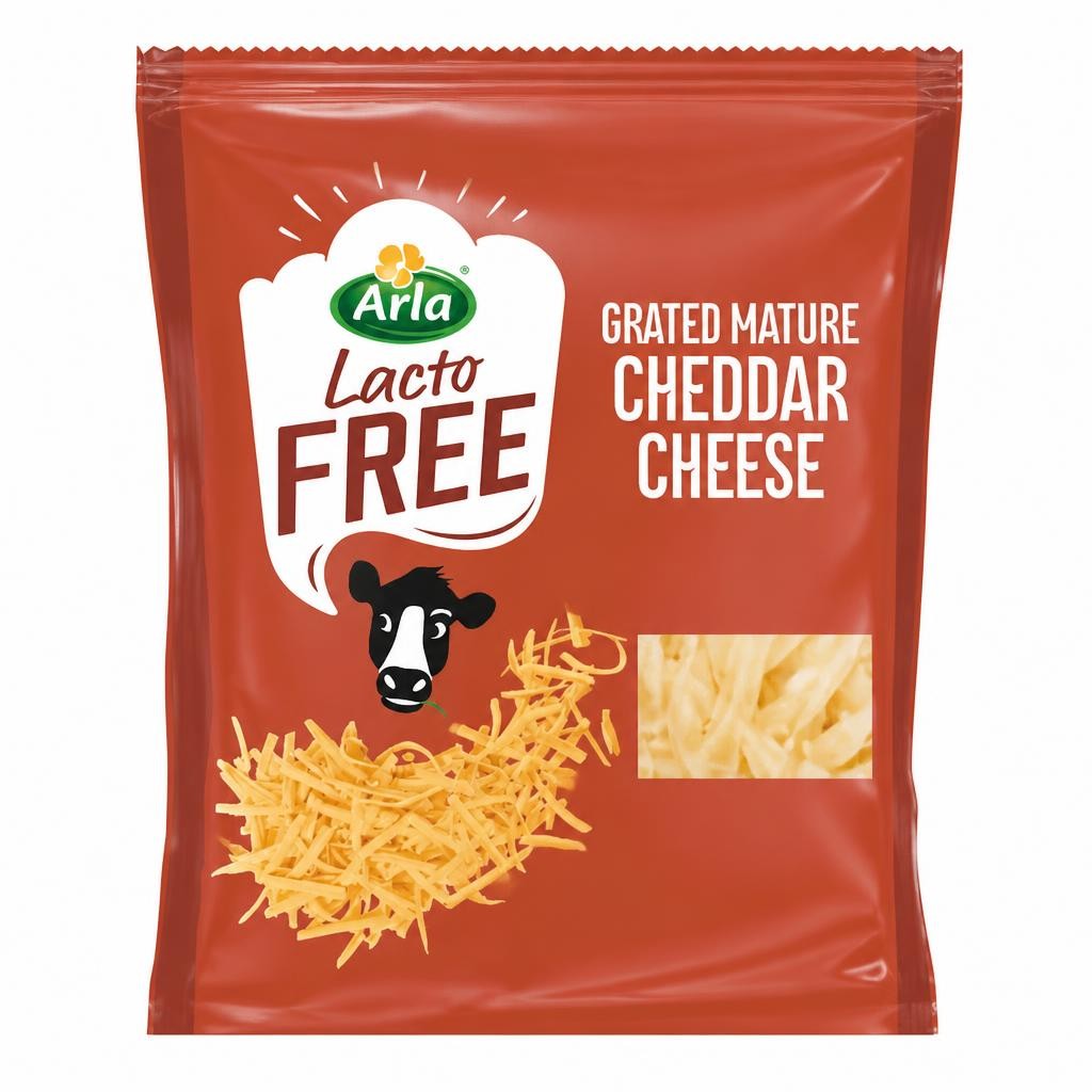 Arla Lactofree Grated Mature Cheddar Cheese 200g