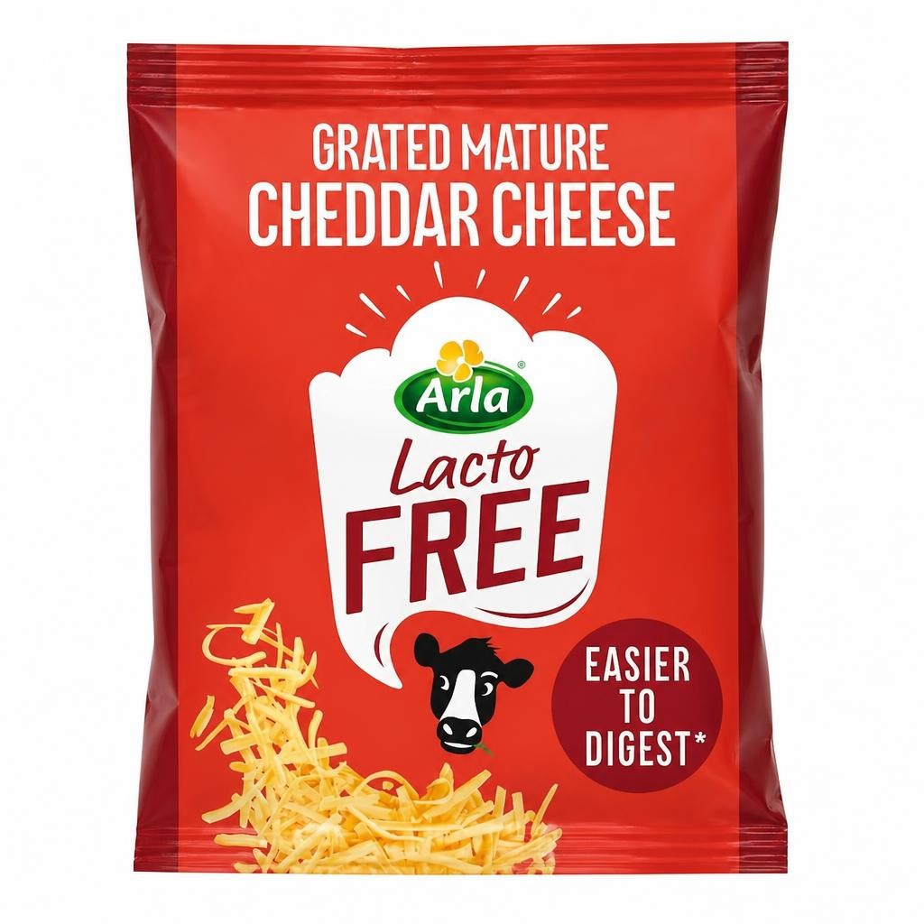 Arla Lactofree Grated Mature Cheddar Cheese 200g