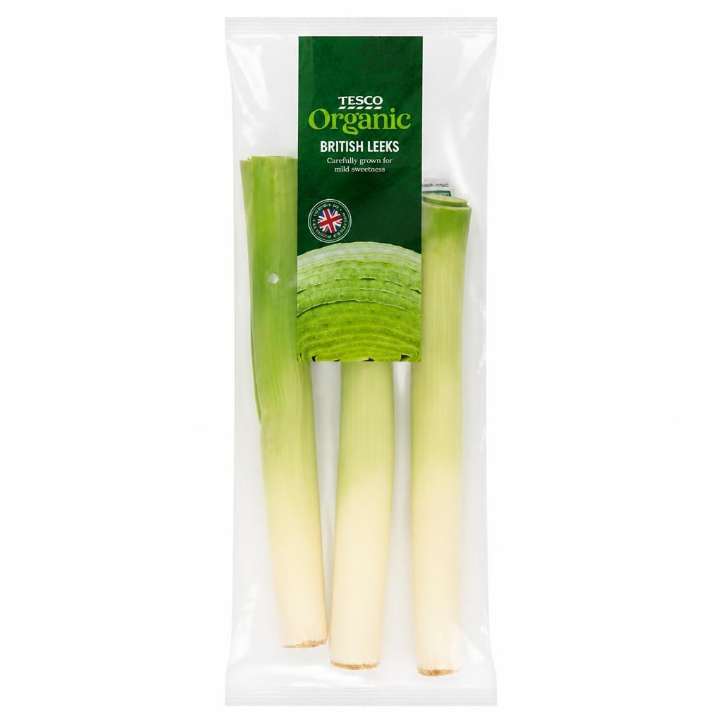 Tesco Organic Leeks 400G