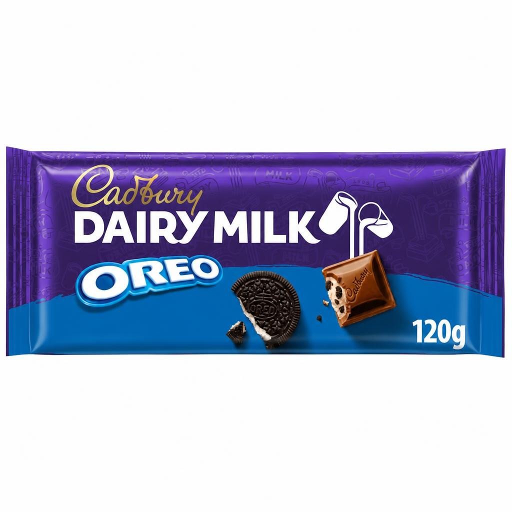 Cadbury Dairy Milk OREO Chocolate Bar 120g