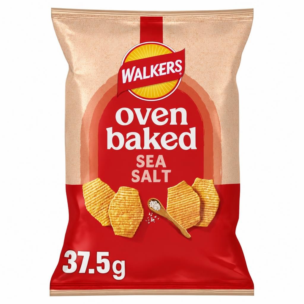 Walkers Baked Crisps - Sea Salt 37.5g